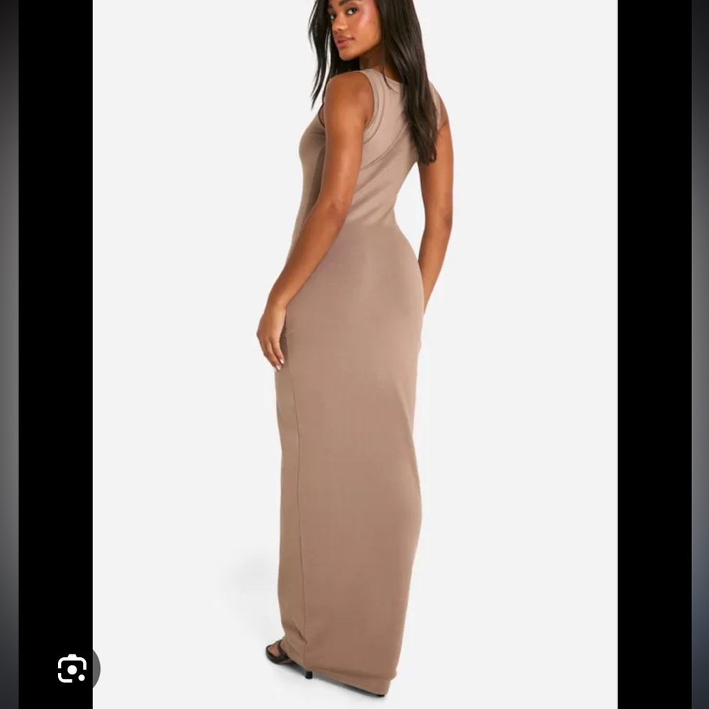 Zara Tan Maxi Dress